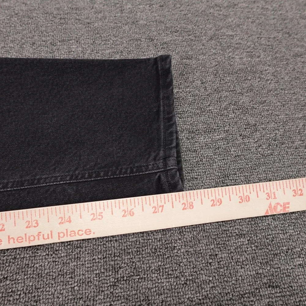 AGOLDE Nico Jeans Womens 27 Black Wash High Rise Slim Straight 27x28 Denim